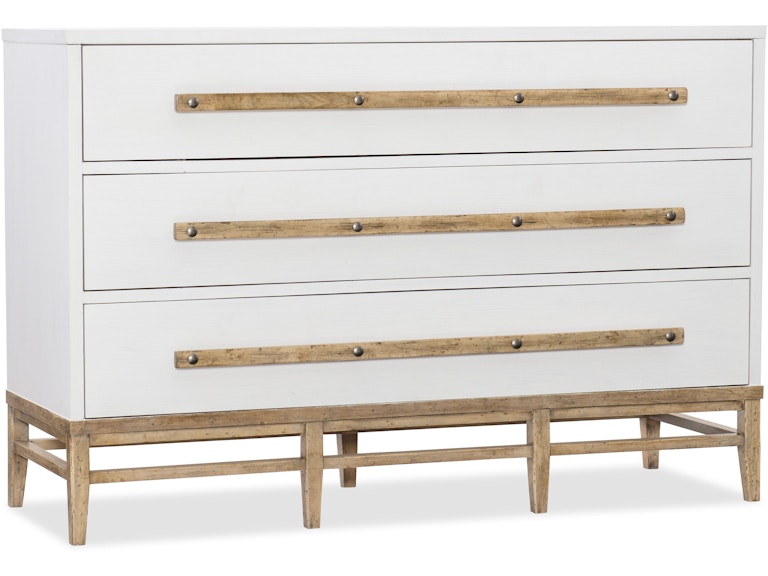 Hooker Furniture Bedroom Urban Elevation Three-Drawer Bachelors Chest 1620-90101-WH At Norwood Furniture
