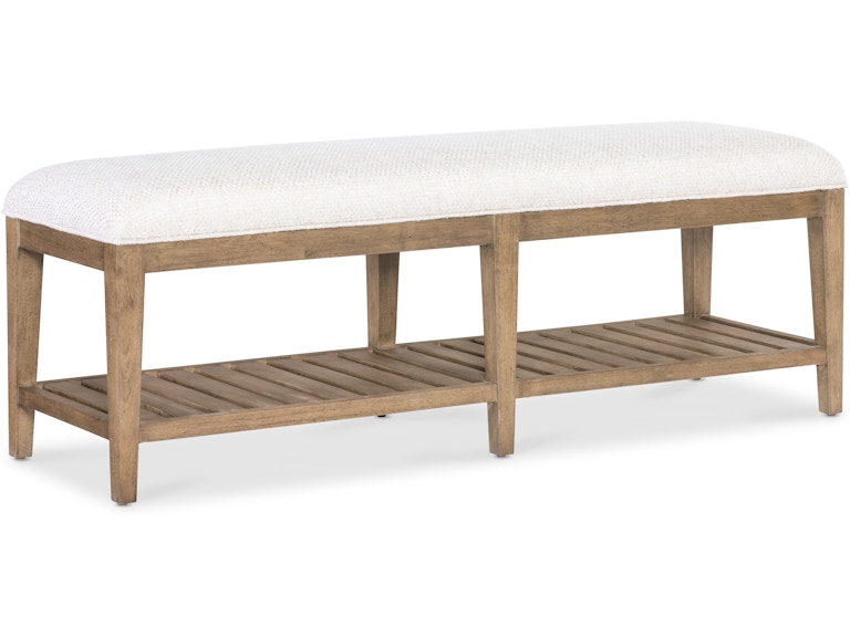 Hooker Furniture Bedroom Vineyard Row Bed Bench 6952-90119-80 at Norwood Furniture