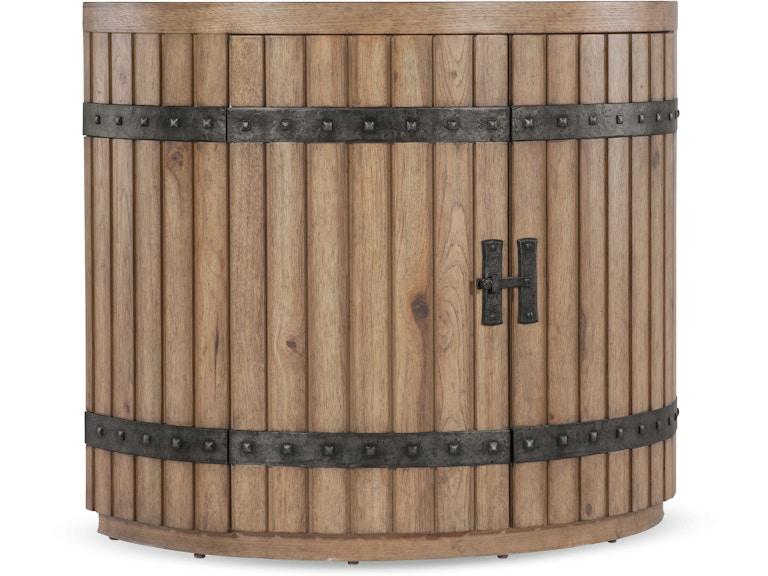 Hooker Furniture Bedroom Vineyard Row Demilune Nightstand 6952-90115-80 at Norwood Furniture
