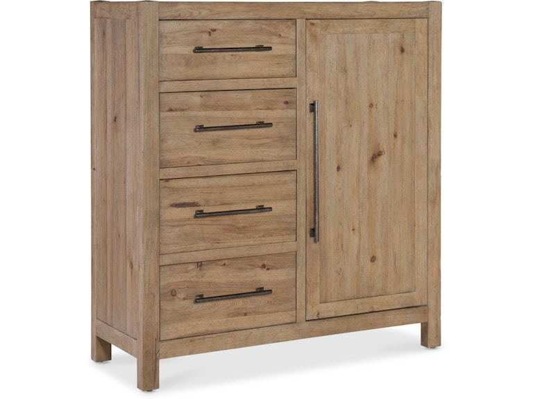 Hooker Furniture Bedroom Vineyard Row Four-Drawer Door Chest 6952-90010-80 at Norwood Furniture