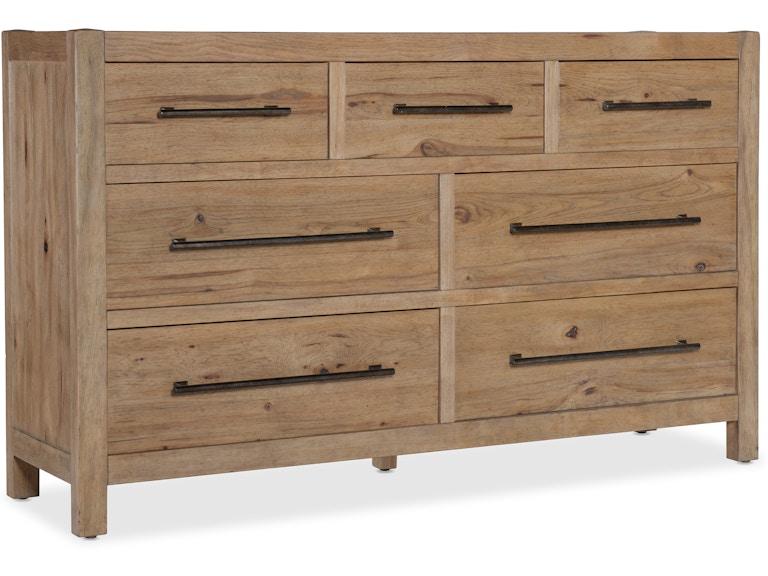 Hooker Furniture Bedroom Vineyard Row Seven-Drawer Dresser 6952-90002-80 at Norwood Furniture