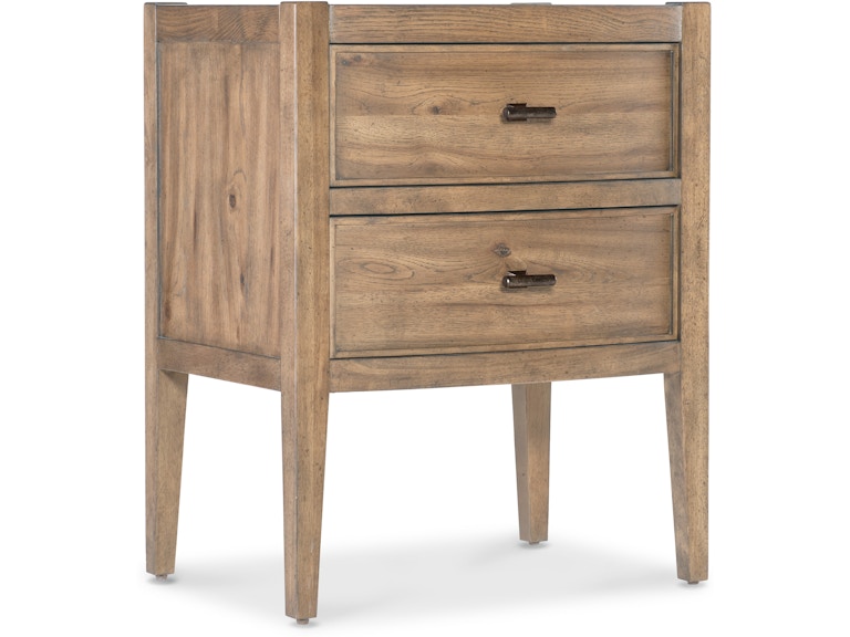 Hooker Furniture Bedroom Vineyard Row Two Drawer Nightstand 6952-90016-80 at Norwood Furniture
