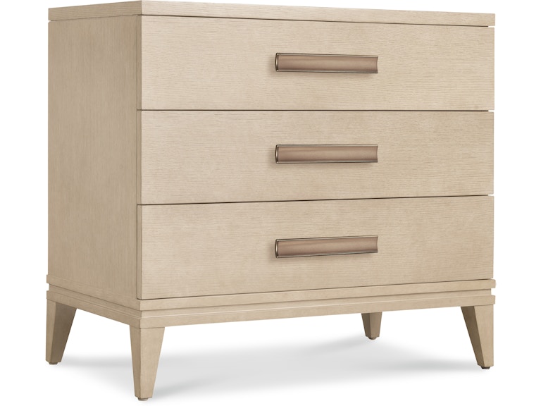 Hooker Furniture Bedroom Westwood Three-Drawer Nightstand 6133-90016-80 at Norwood Furniture