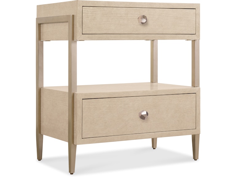 Hooker Furniture Bedroom Westwood Two-Drawer Nightstand 6133-90116-80 at Norwood Furniture