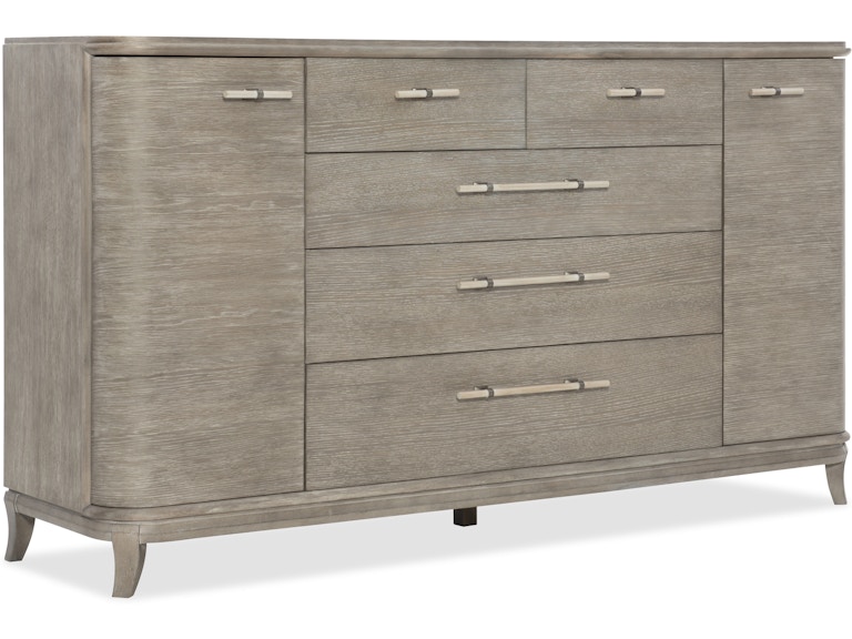 Hooker Furniture Casual Dining Affinity Server 6050-75907-GRY at Norwood Furniture