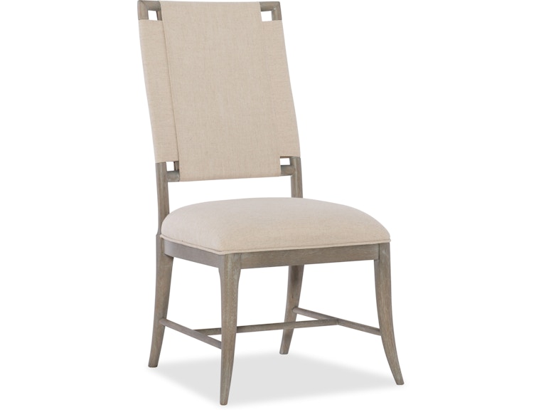 Hooker Furniture Casual Dining Affinity Upholstered Side Chair - 2 per carton/price ea 6050-75410-GRY at Norwood Furniture