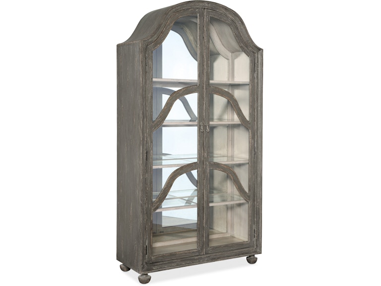 Hooker Furniture Casual Dining Alfresco Costa Display Cabinet 6025-75906-95 at Norwood Furniture