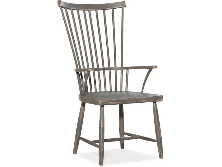 Hooker Furniture Casual Dining Alfresco Marzano Windsor Arm Chair - 2 per carton/price ea 6025-75302-95 at Norwood Furniture