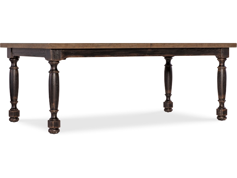 Hooker Furniture Casual Dining Americana Leg Dining Table w/1-22in leaf 7050-75200-89 at Norwood Furniture