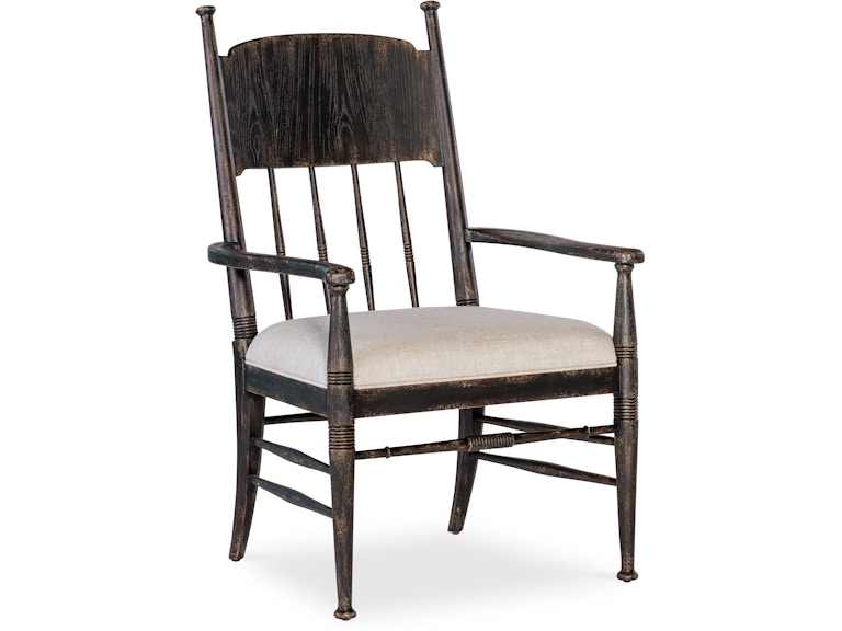 Hooker Furniture Casual Dining Americana Upholstered Seat Arm Chair - 2 per ctn/price ea 7050-75300-89 at Norwood Furniture