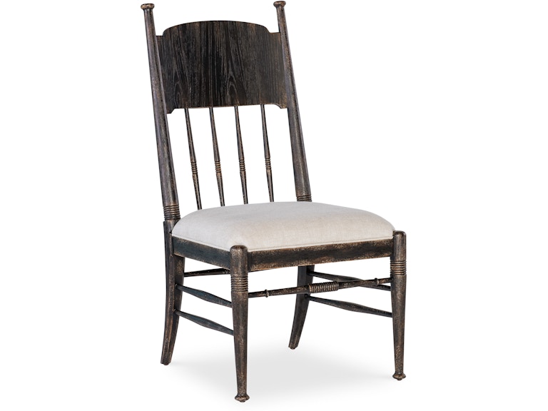 Hooker Furniture Casual Dining Americana Upholstered Seat Side Chair-2 per ctn/price ea 7050-75310-89 at Norwood Furniture