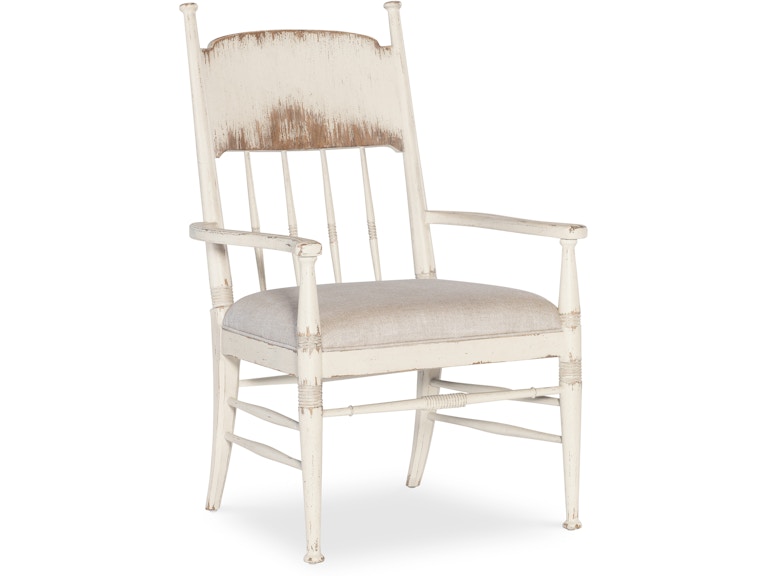 Hooker Furniture Casual Dining Americana Upholstered Seat Arm Chair-2 per ctn/price ea 7050-75300-02 at Norwood Furniture
