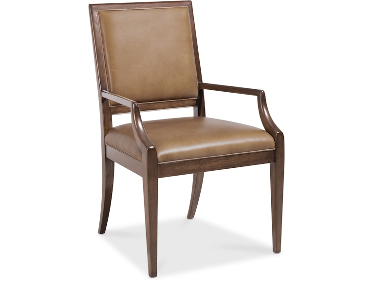Hooker Furniture Casual Dining Archives Leather Arm Chair-2 per ctn/price ea 6123-75700-89 at Norwood Furniture