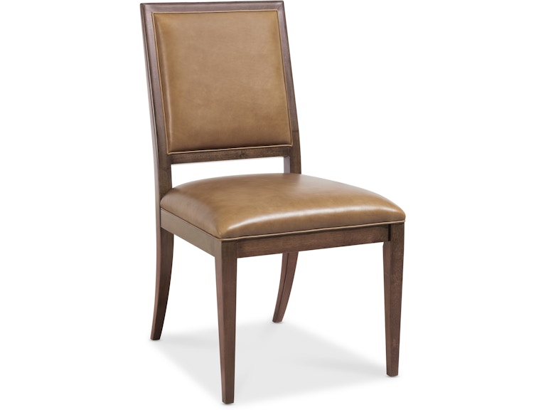 Hooker Furniture Casual Dining Archives Leather Side Chair-2 per ctn/price ea 6123-75710-89 at Norwood Furniture