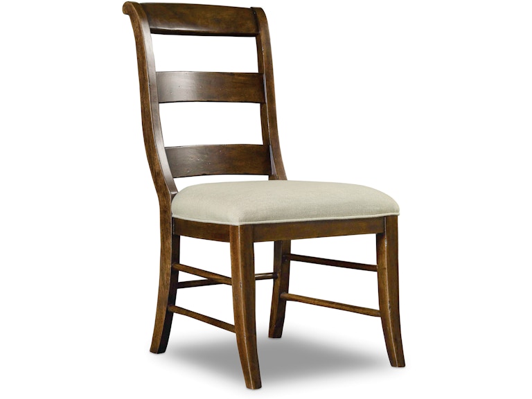 Hooker Furniture Casual Dining Archivist Ladderback Side Chair - 2 per carton/price ea 5447-75710 at Norwood Furniture