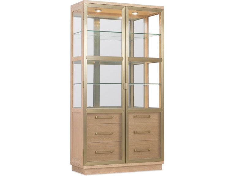 Hooker Furniture Casual Dining Banyon Bay Display Cabinet 6081-75906-82 at Norwood Furniture