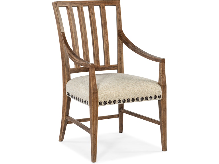 Hooker Furniture Casual Dining Big Sky Arm Chair - 2 per carton/price ea 6700-75400-80 at Norwood Furniture