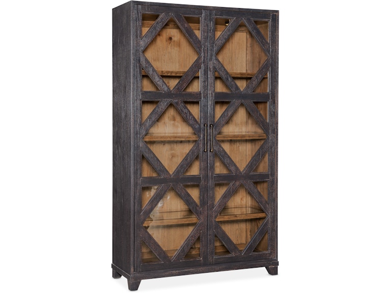 Hooker Furniture Casual Dining Big Sky Display Cabinet 6700-75906-98 at Norwood Furniture