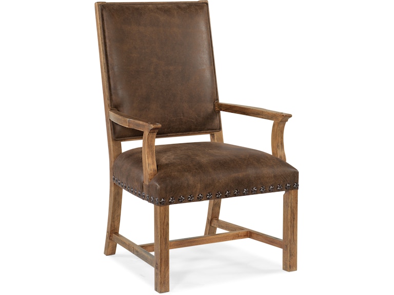 Hooker Furniture Casual Dining Big Sky Host Chair - 2 per carton/price ea 6700-75300-80 at Norwood Furniture
