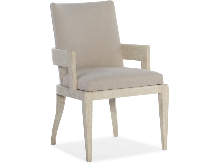 Hooker Furniture Casual Dining Cascade Upholstered Arm Chair 2 per carton/price ea 6120-75400-80 at Norwood Furniture