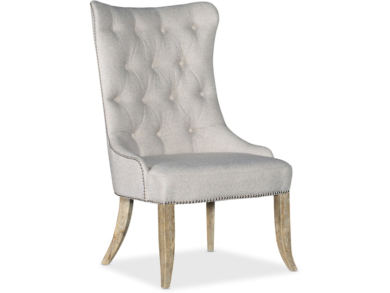 Hooker Furniture Casual Dining Castella Tufted Dining Chair - 2 per carton/price ea 5878-75511-80 at Norwood Furniture