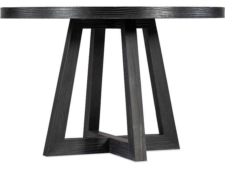 Hooker Furniture Casual Dining Chapman Shou Sugi Ban Petite Round Dining Table 6033-75201-99 at Norwood Furniture