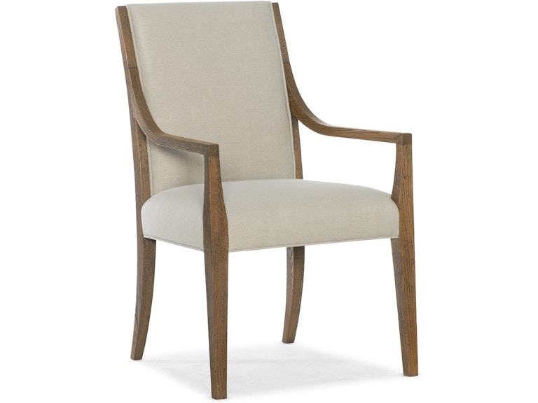 Hooker Furniture Casual Dining Chapman Upholstered Arm Chair 2 per carton/price ea 6033-75400-85 at Norwood Furniture