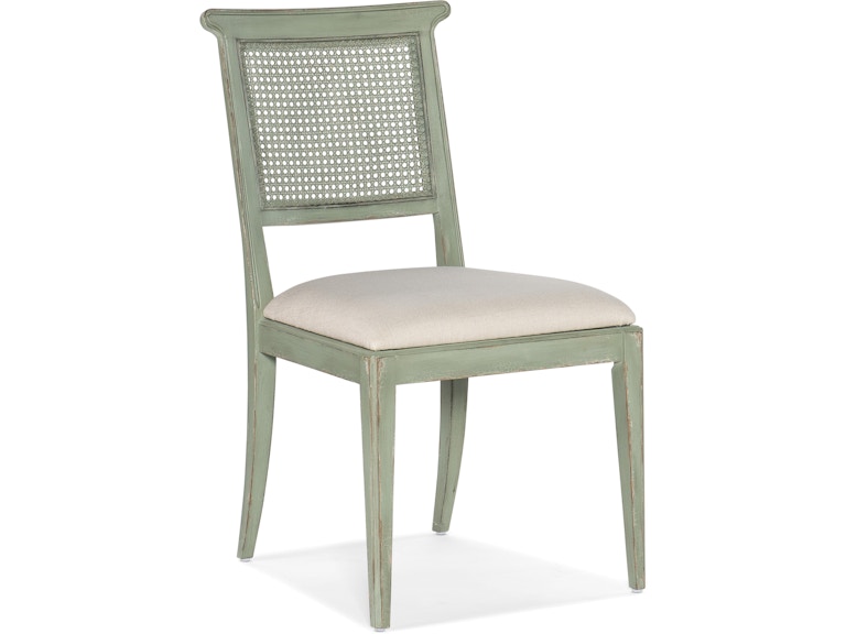 Hooker Furniture Casual Dining Charleston Upholstered Seat Side Chair-2 per carton/price ea 6750-75410-32 at Norwood Furniture