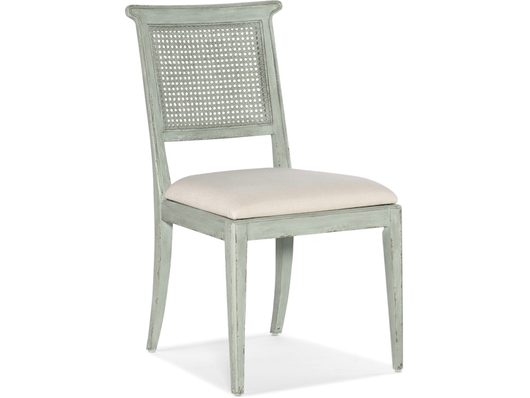 Hooker Furniture Casual Dining Charleston Upholstered Seat Side Chair-2 per carton/price ea 6750-75410-40 at Norwood Furniture