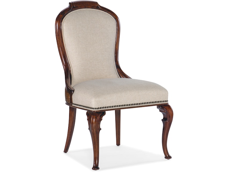 Hooker Furniture Casual Dining Charleston Upholstered Side Chair-2 per carton/price ea 6750-75610-85 at Norwood Furniture