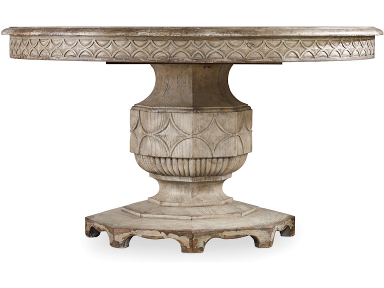 Hooker Furniture Casual Dining Chatelet Round Dining Table with One 20'' Leaf 5350-75203 at Norwood Furniture
