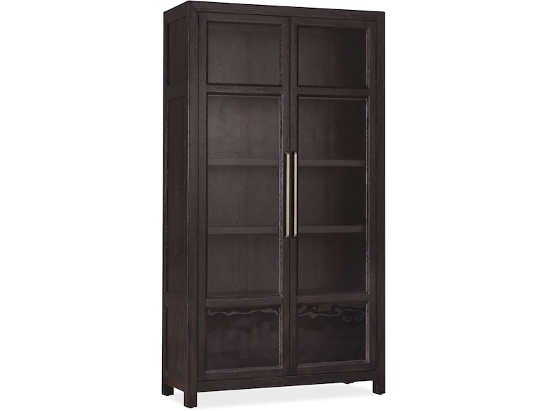 Hooker Furniture Casual Dining Driftwood Display Cabinet 6820-75906-99 at Norwood Furniture