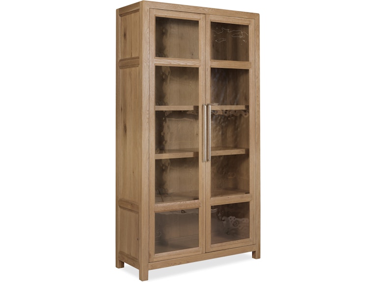 Hooker Furniture Casual Dining Driftwood Display Cabinet 6820-75906-80 at Norwood Furniture