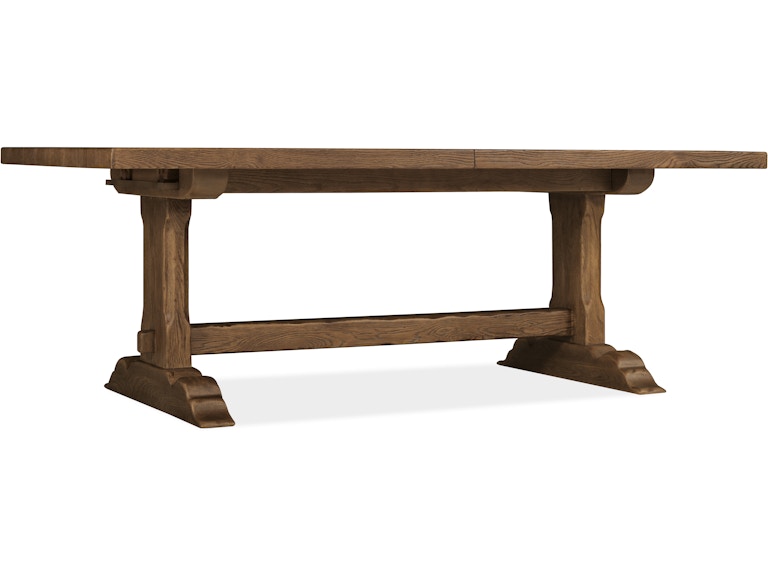 Hooker Furniture Casual Dining Driftwood Rectangle Dining Table with Two 20-inch Leaves 6820-75200-85 at Norwood Furniture