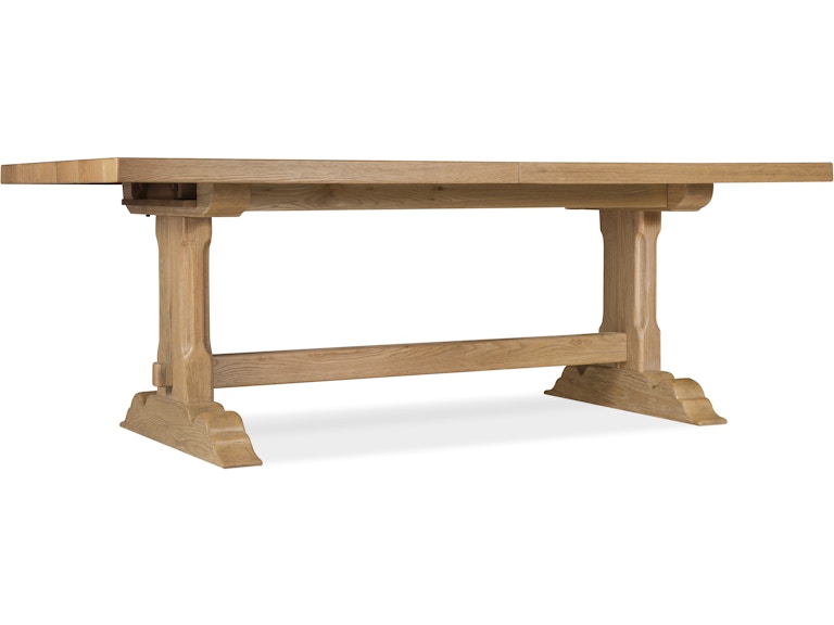 Hooker Furniture Casual Dining Driftwood Rectangle Dining Table with Two 20-inch Leaves 6820-75200-80 at Norwood Furniture