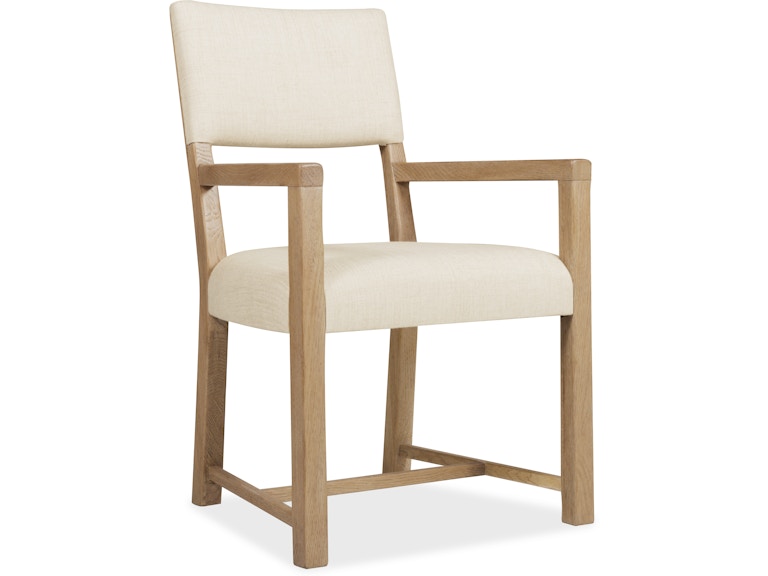 Hooker Furniture Casual Dining Driftwood Upholstered Arm Chair 6820-75400-80 at Norwood Furniture
