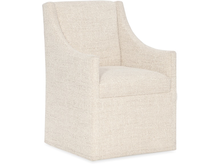 Hooker Furniture Casual Dining Eleana Castered Arm Chair 7252-75800-405 at Norwood Furniture