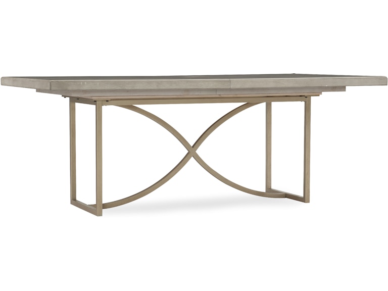 Hooker Furniture Casual Dining Elixir 80in Rectangular Dining Table w/1-20in Leaf 5990-75200-LTWD at Norwood Furniture