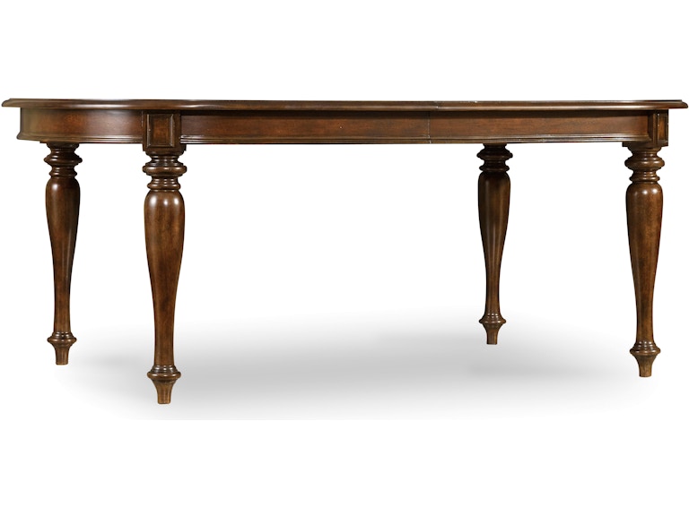 Hooker Furniture Casual Dining Leesburg Leg Table with Two 18'' Leaves 5381-75200 at Norwood Furniture