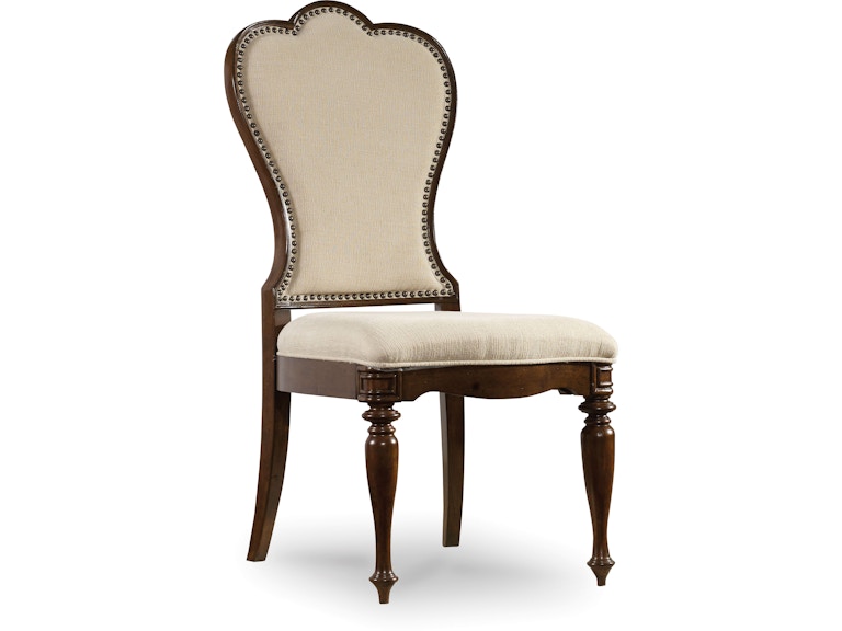 Hooker Furniture Casual Dining Leesburg Upholstered Side Chair - 2 per carton/price ea 5381-75410 at Norwood Furniture