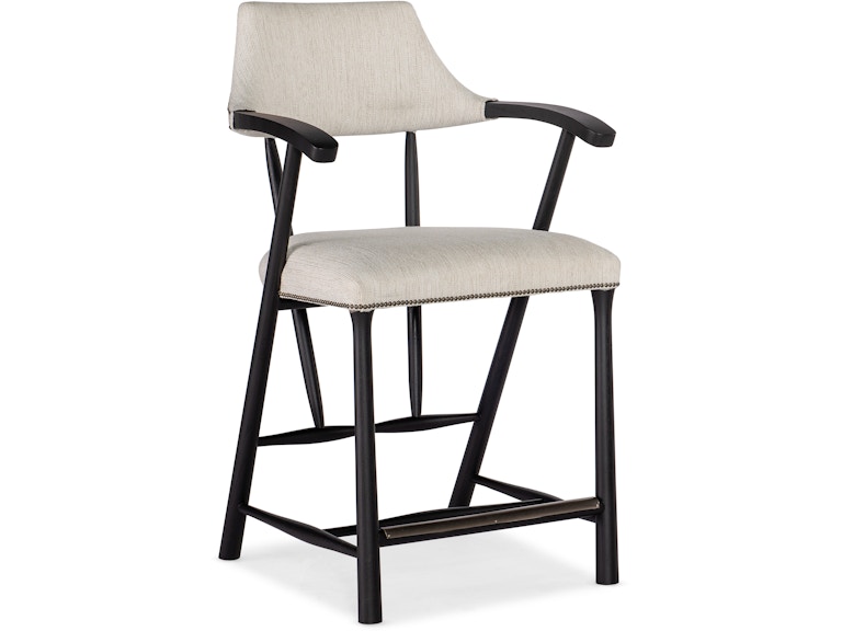 Hooker Furniture Casual Dining Linville Falls Stack Rock Counter Stool 6150-75350-99 at Norwood Furniture