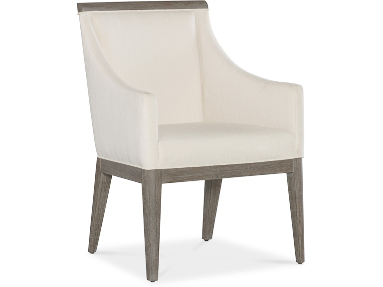 Hooker Furniture Casual Dining Modern Mood Upholstered Arm Chair -2 per carton/price each 6850-75401-89 at Norwood Furniture