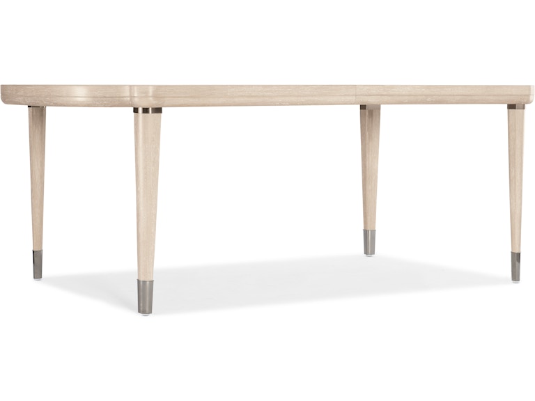 Hooker Furniture Casual Dining Nouveau Chic Rectangle Dining Table w/1-22in Leaf 6500-75200-80 at Norwood Furniture