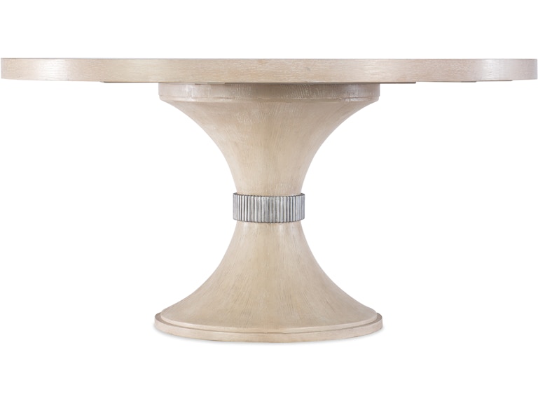 Hooker Furniture Casual Dining Nouveau Chic Round Pedestal Dining Table 6500-75203-80 at Norwood Furniture