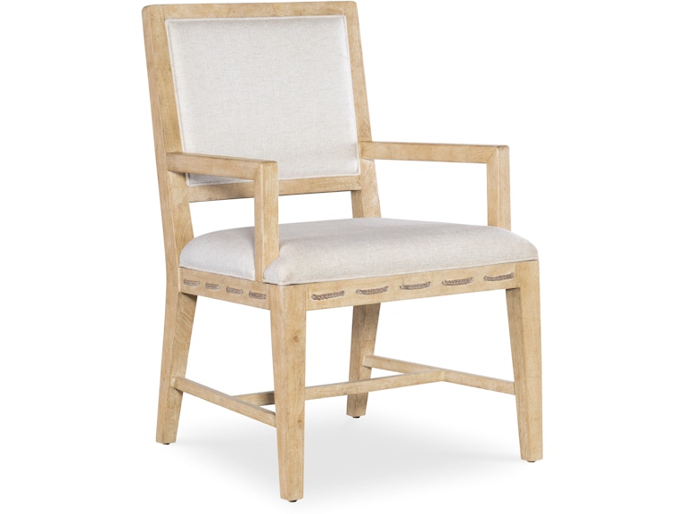 Hooker Furniture Casual Dining Retreat Cane Back Arm Chair - 2 per ctn/price each 6950-75300-80 at Norwood Furniture