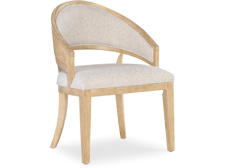 Hooker Furniture Casual Dining Retreat Cane Barrel Back Chair - 2 per ctn/price each 6950-75400-80 at Norwood Furniture
