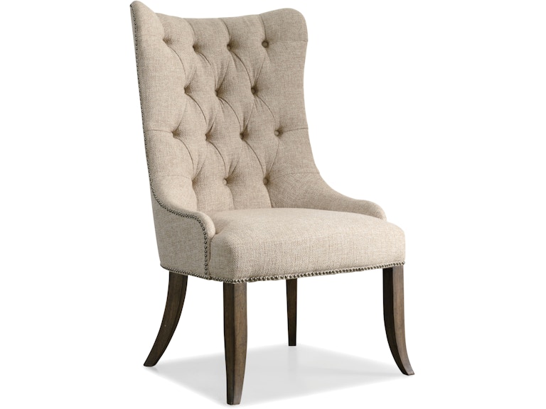 Hooker Furniture Casual Dining Rhapsody Tufted Dining Chair - 2 per carton/price ea 5070-75511 at Norwood Furniture