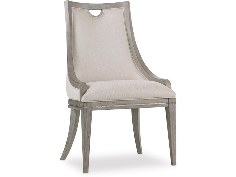 Hooker Furniture Casual Dining Sanctuary Upholstered Side Chair - 2 per carton/price ea 5603-75410-LTBR at Norwood Furniture