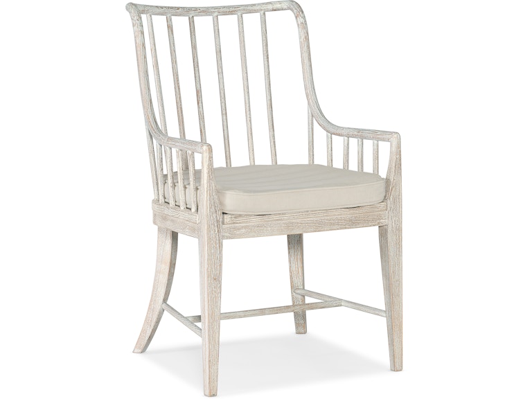 Hooker Furniture Casual Dining Serenity Bimini Spindle Arm Chair- 2 per carton/price ea 6350-75600-80 at Norwood Furniture