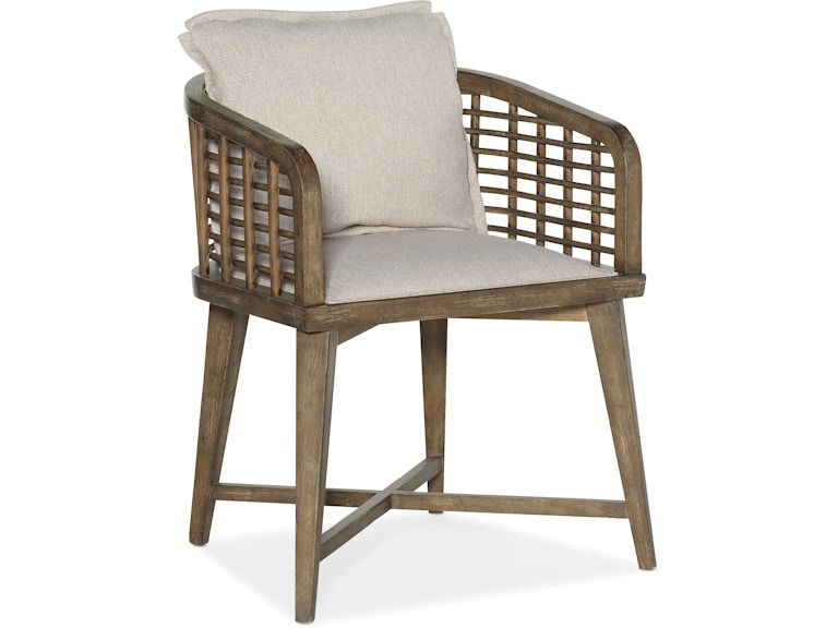 Hooker Furniture Casual Dining Sundance Barrel Back Chair 6015-75600-89 at Norwood Furniture
